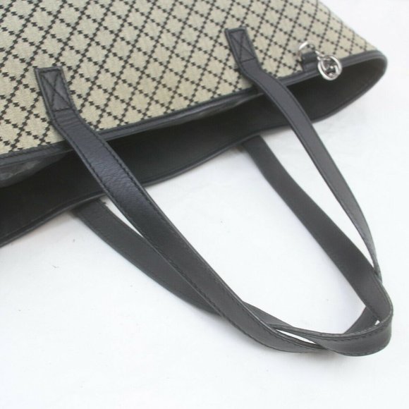 Gucci Tote Bag Navy Blue Canvas - Picture 5 of 9